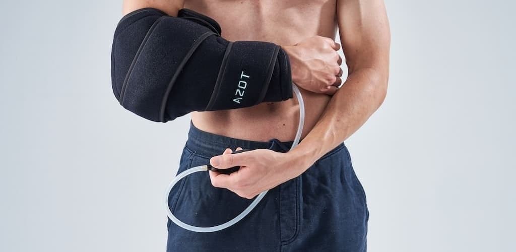 Cold Compression Elbow Wrap - Azot medical device image 2